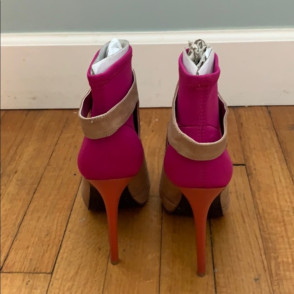 Multi color ankle boots - Picture 3 of 4